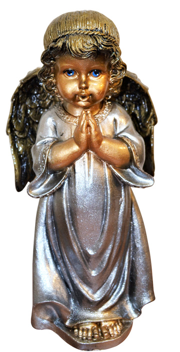 картинка Фигурка "Ангел молитва" чер./зол. ИА-148 от магазина Одежда+