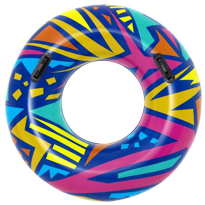картинка Круг для плавания «Геометрия», 107 см, цвета микс от магазина Одежда+