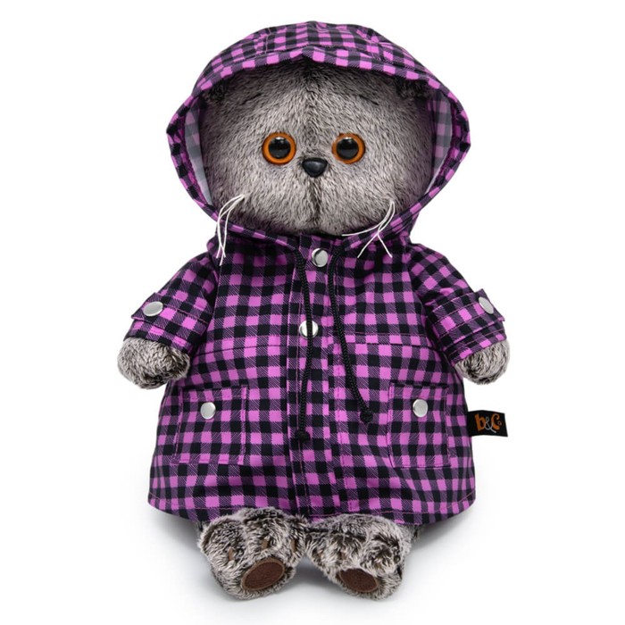 картинка "Басик в клетчатом плаще" 25 см Ks25-261/10533595 от магазина Одежда+