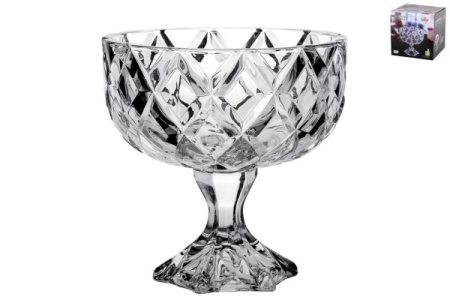 картинка Ваза на ножке 18см Аргайл/YJP-7081-2 от магазина Одежда+