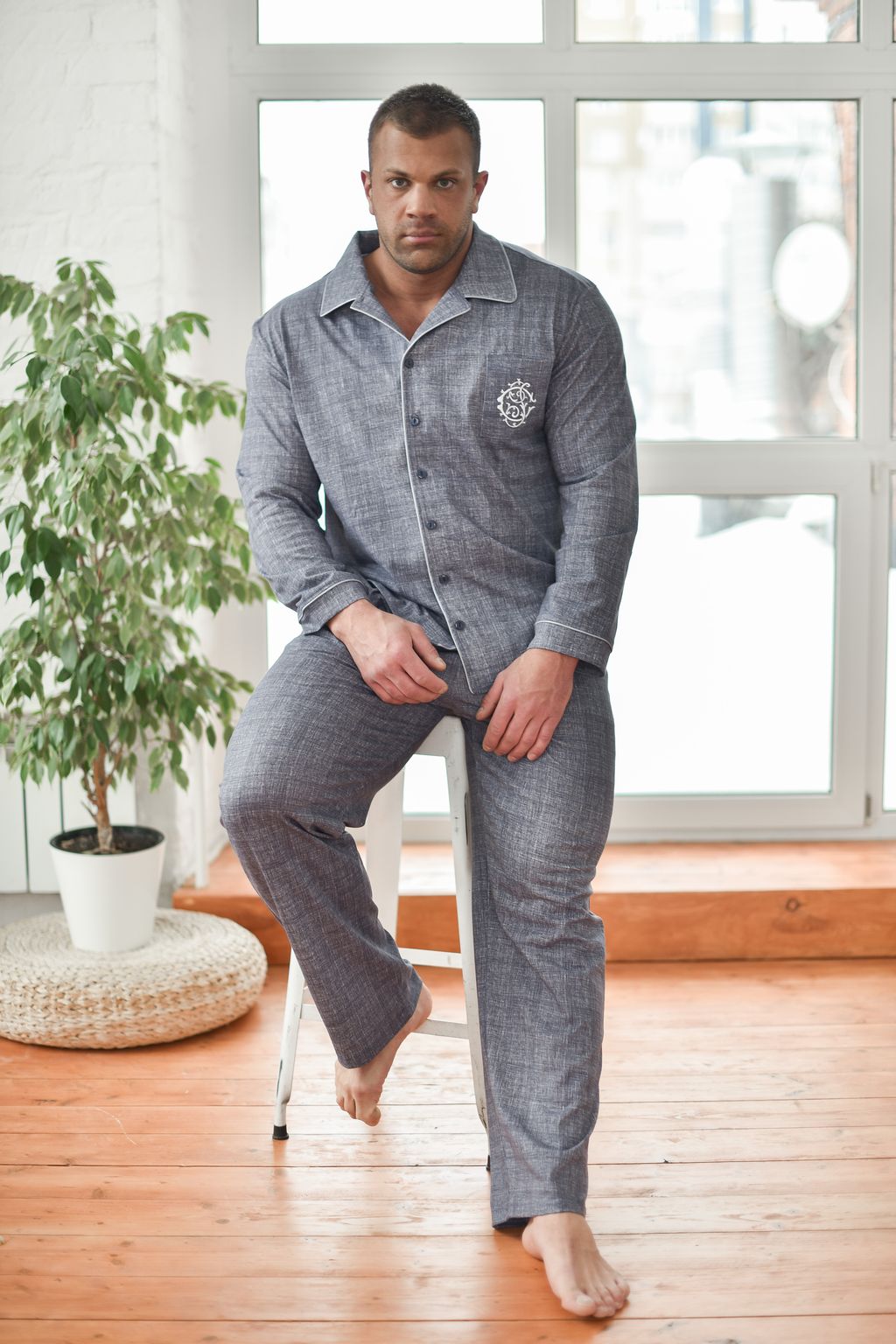 картинка Пижама мужская "Вояж"/1728-К от магазина Одежда+