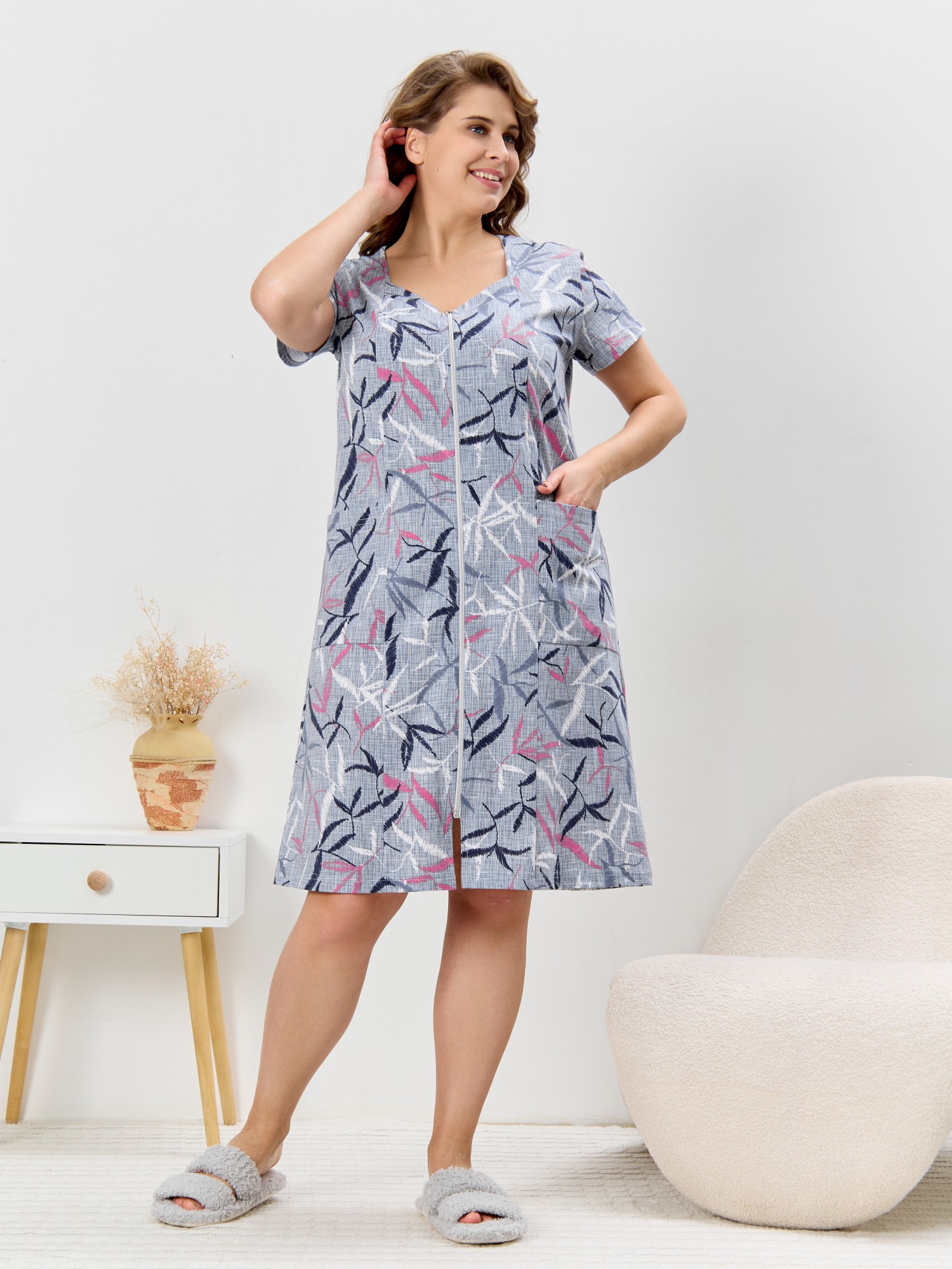 картинка Халат женский"Канон-1"/Х-766 от магазина Одежда+