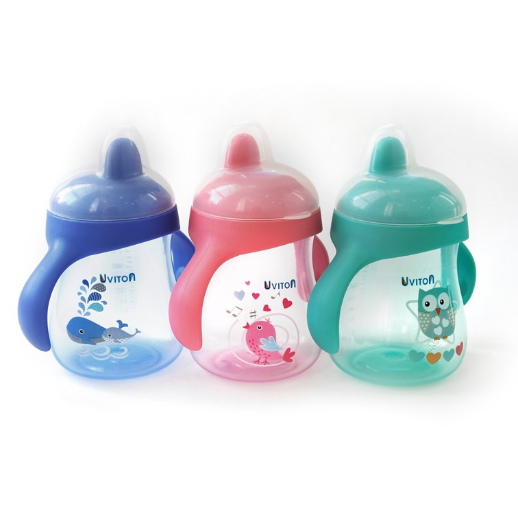 картинка Поильник-непроливайка с ручками и твердым носиком Uviton/0088 от магазина Одежда+
