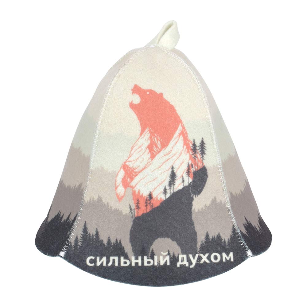 картинка Шапка д/бани "Сильный духом" "Банные штучки"/41496/ЛГ от магазина Одежда+