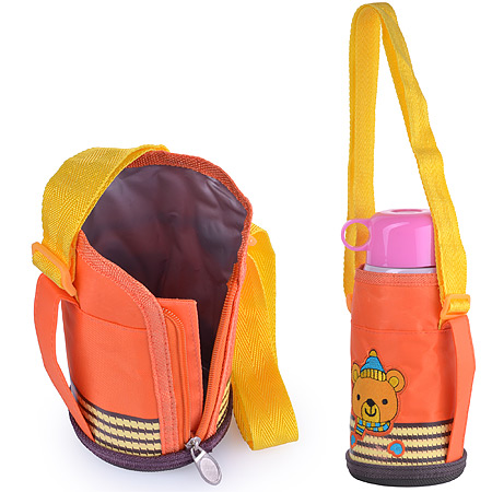 картинка Термос детский 580 мл нержав.+чехол/28046/28048 от магазина Одежда+