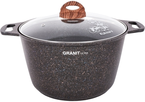картинка Кастрюля 8,0л со ст/кр "Granit ultra"/кгг82а от магазина Одежда+