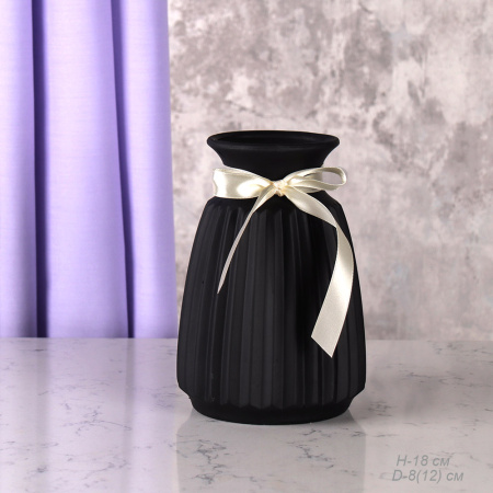 картинка Ваза 18 см с лентой/AB14B от магазина Одежда+