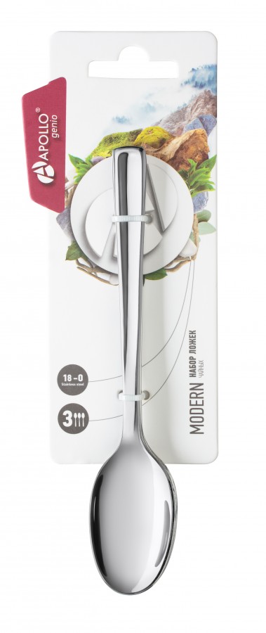 картинка Набор ложек чайных APOLLO genio "Modern" 3 шт/MOD-53 от магазина Одежда+