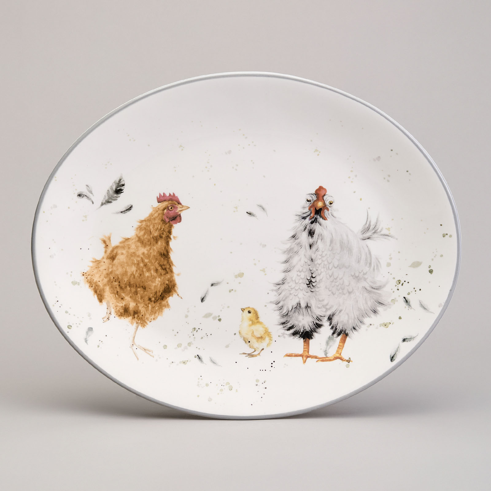 картинка Блюдо Овальное Lefard "Funny Hens" 358-2296 от магазина Одежда+