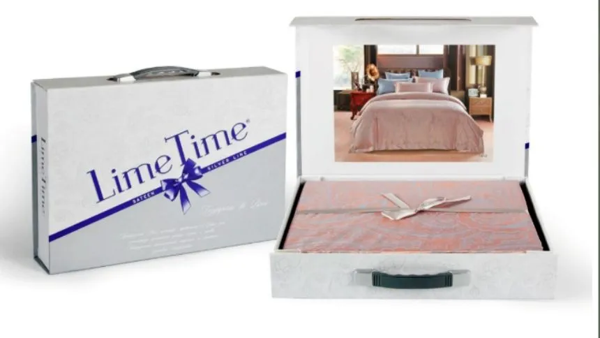 картинка КПБ  Lime Time  сатин Silver Line 2х Евро/Лайм от магазина Одежда+