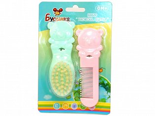 картинка Бусинка Набор расческа-щетка "Мишки"/1804 от магазина Одежда+