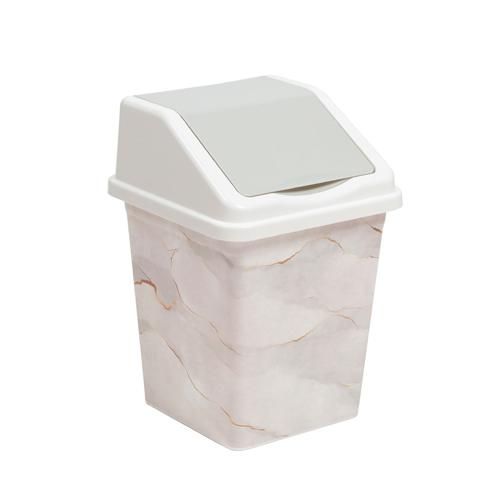 картинка Ведро для мусора квадратное 10л 9410/Виолет от магазина Одежда+