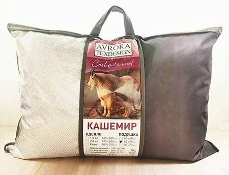картинка Подушка Кашемир тик двухкамерная/Classic Plus/Аврора от магазина Одежда+