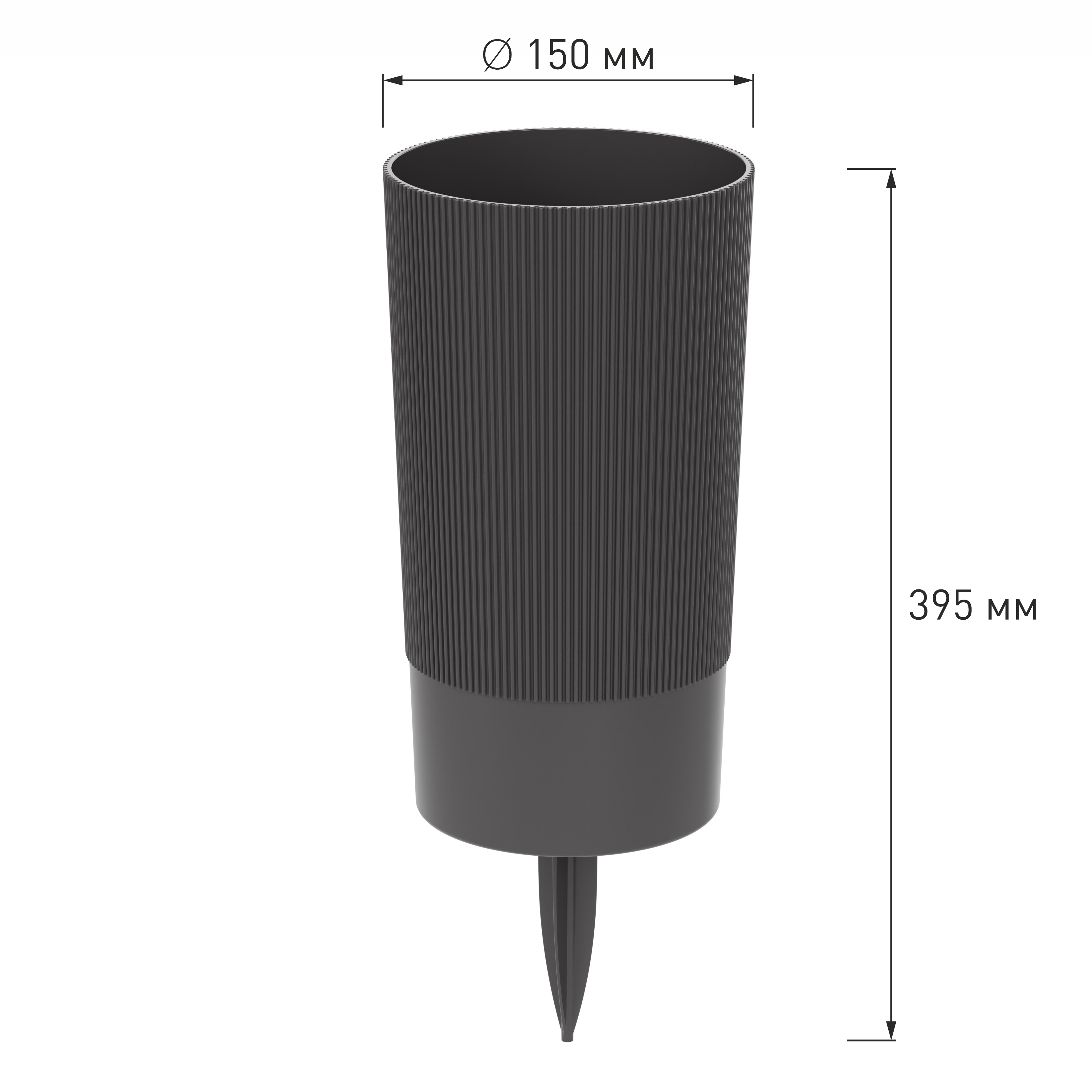 картинка Ваза п/срезку "Версаль" 280мм (с колышком)/8939/8940/Альтернатива от магазина Одежда+