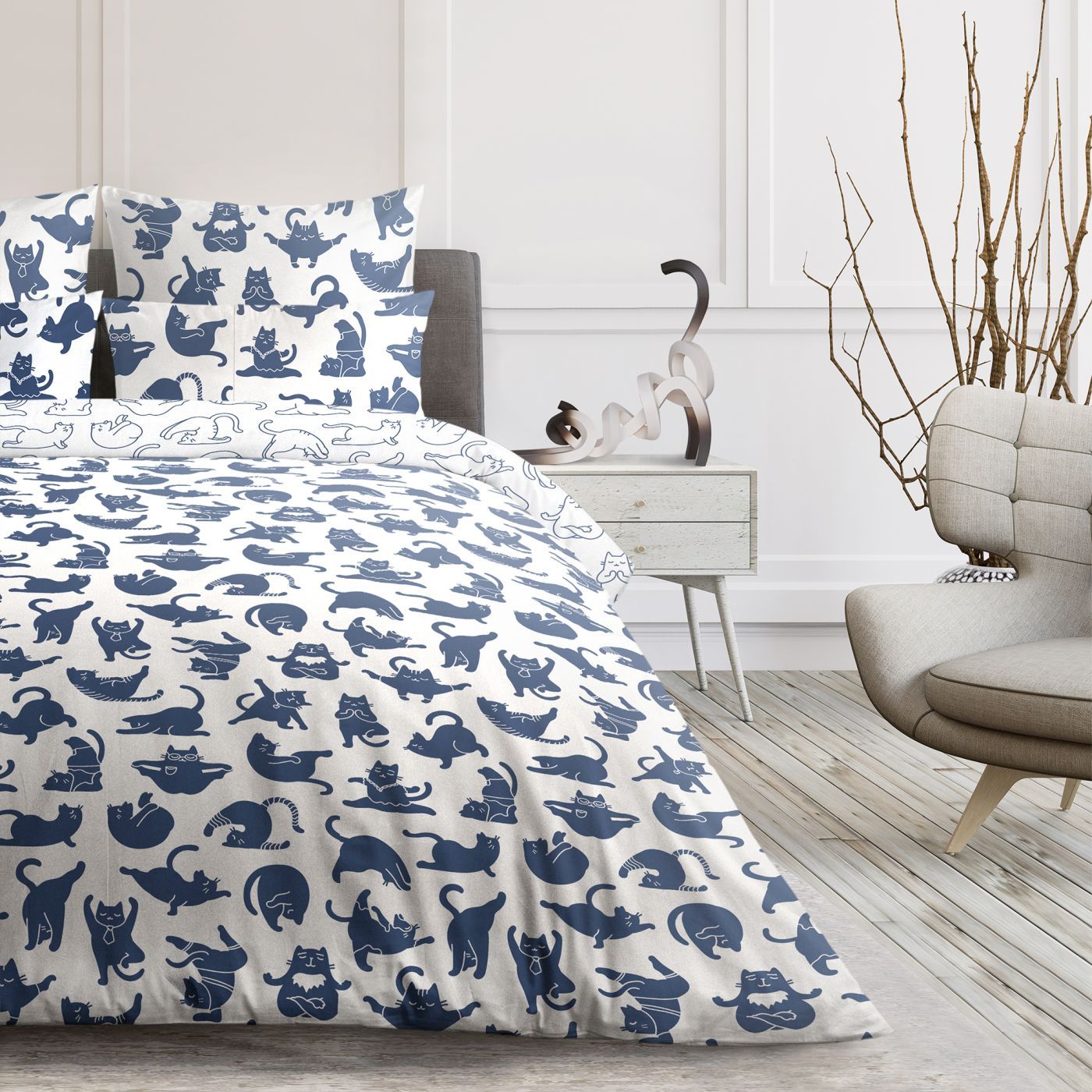 картинка КПБ "Волшебная Ночь" Евро/2 наволочки/50*70/НТ от магазина Одежда+