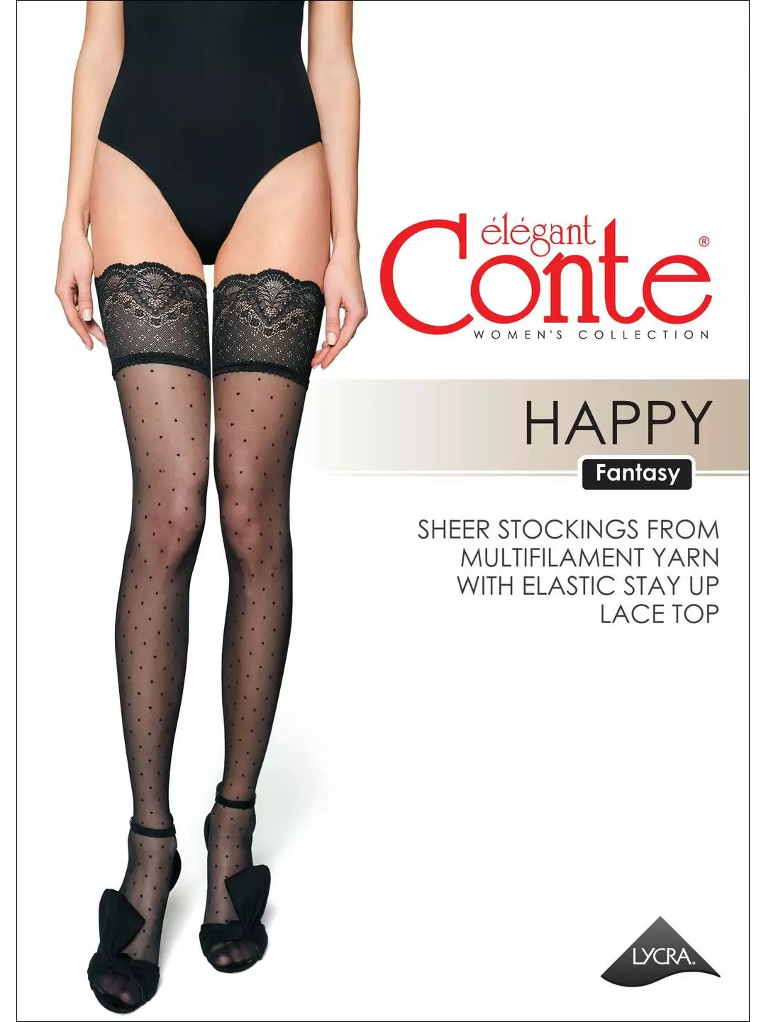 картинка Чулки женские "Conte" HAPPY от магазина Одежда+
