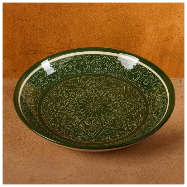 картинка Ляган круглый Риштанская Керамика 25 см/6970416 от магазина Одежда+