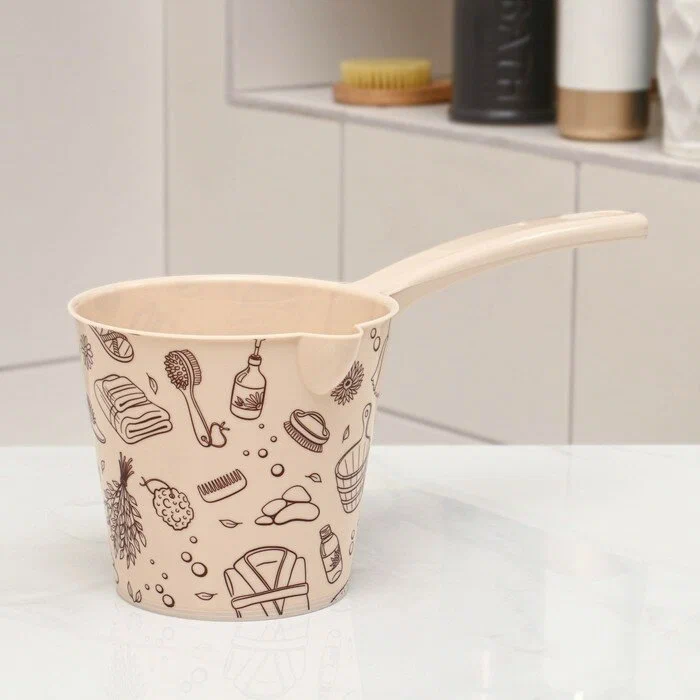 картинка Ковш "Русская банька" 1,5 л/4014,8393/Альтернатива от магазина Одежда+