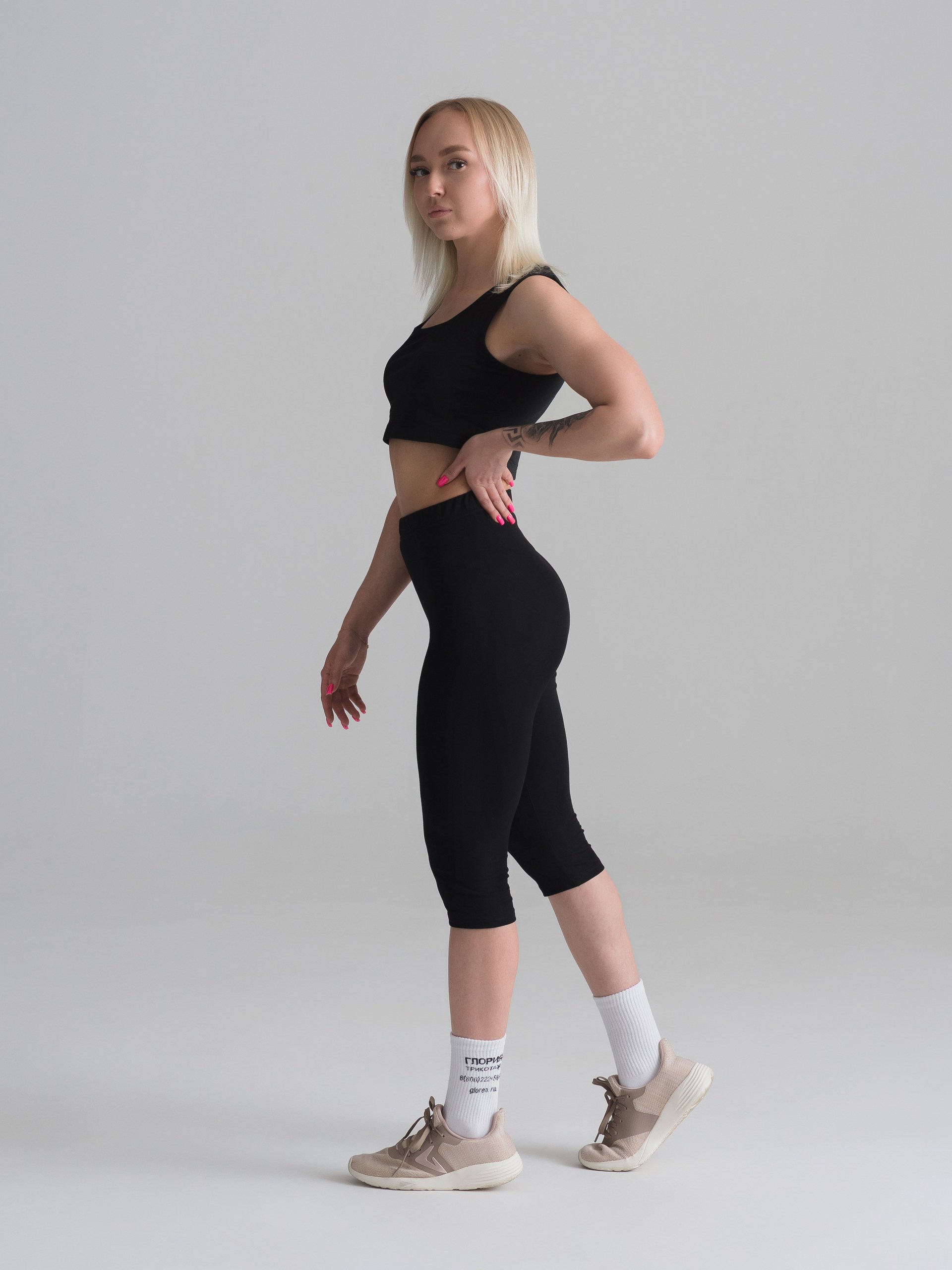 картинка Бриджи женские W1-599 L от магазина Одежда+