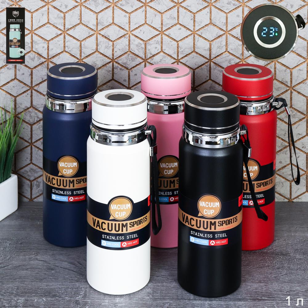 картинка Термос 1 л с датчиком тепла/BFD-12 от магазина Одежда+