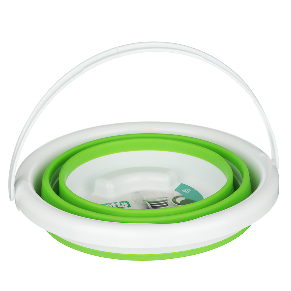 картинка Ведро складное силикон 10 л/407-068 от магазина Одежда+