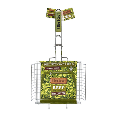 картинка BOYSCOUT Решетка-гриль 58(+5)*30*25*5,5/61532 от магазина Одежда+
