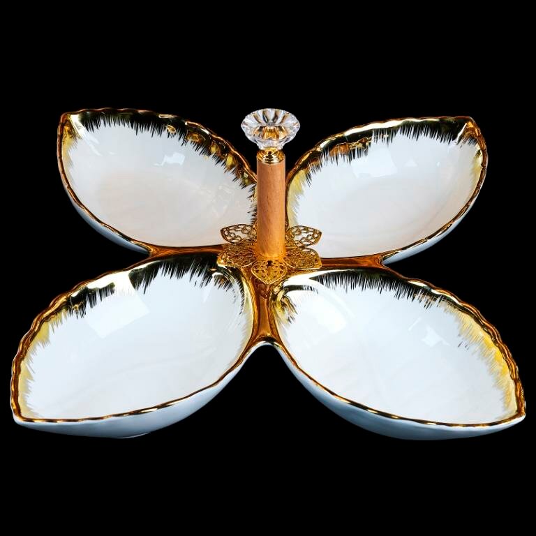 картинка Менажница фигурная четыре отсека/YBS66-85LC3 от магазина Одежда+