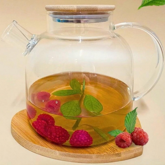 картинка Чайник стекло 1,5л/OLS-339-20 от магазина Одежда+