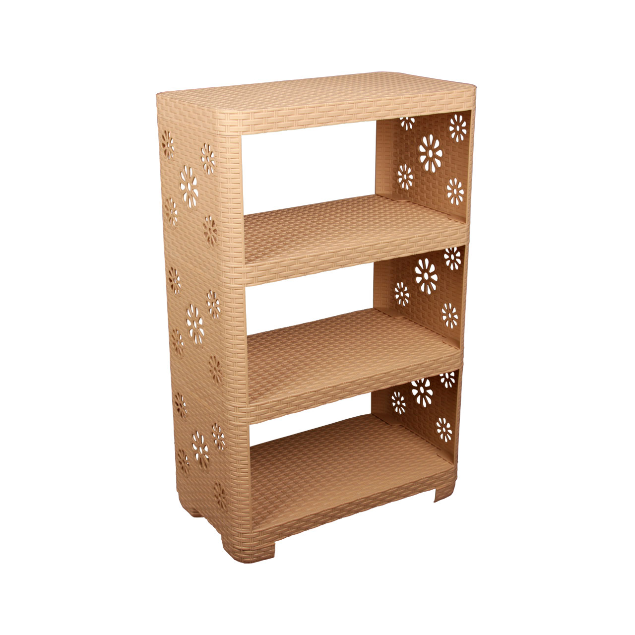 картинка Этажерка "Плетенка" №2 4 Секции/2521,2551,2552,2553/Альтернатива от магазина Одежда+