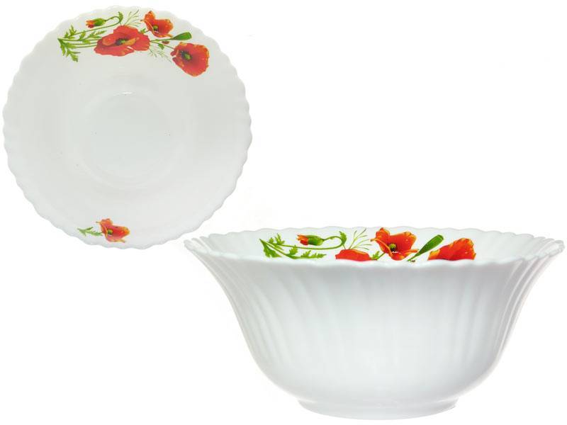 картинка Салатник "Маки" 15 см от магазина Одежда+