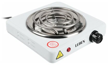 картинка Плитка электрическая LEBEN 1-конфорочная 1000Вт/475-039 от магазина Одежда+