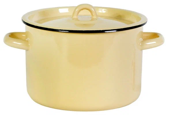 картинка Эмалированная кастрюля 2,9 л, с крышкой 2С16/1 от магазина Одежда+