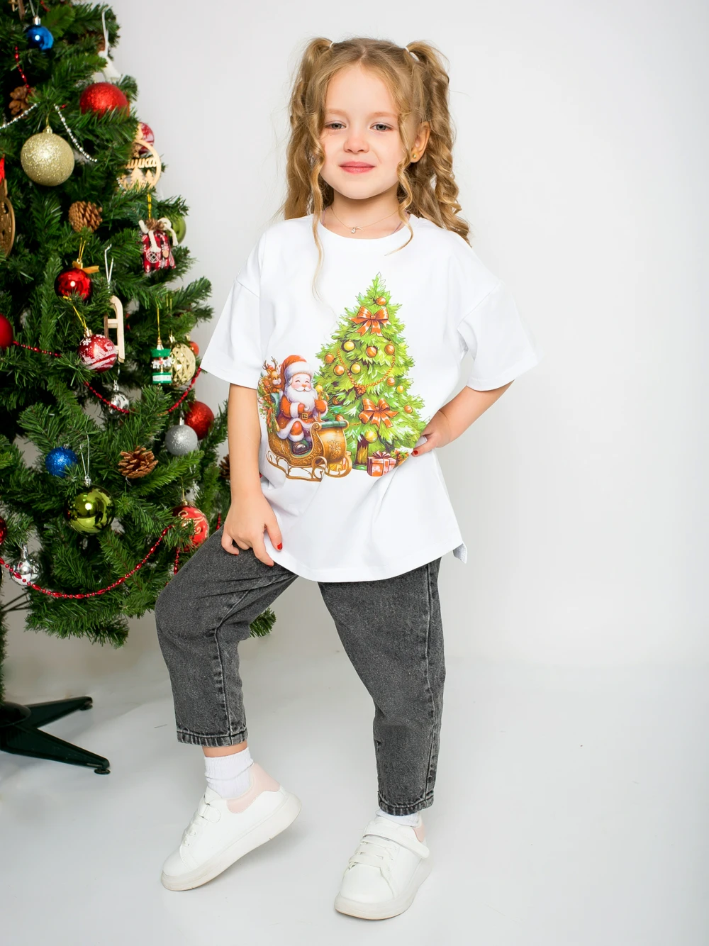 картинка Футболка детская/подростковая "Снегопад" /KIP-Ф-60/3 от магазина Одежда+