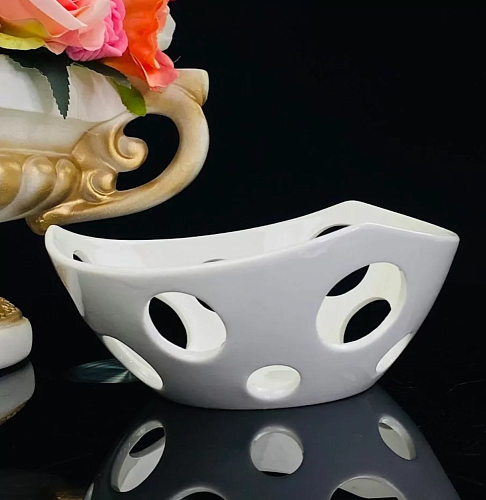 картинка Конфетница 18см BIANCO/118-025 от магазина Одежда+