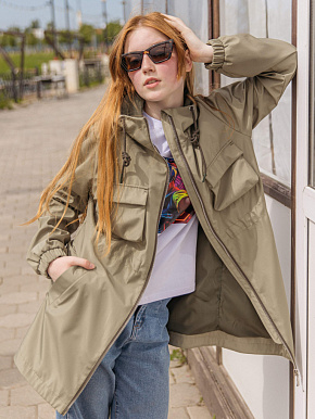 картинка Ветровка для девочки "Божена"/1108-д от магазина Одежда+