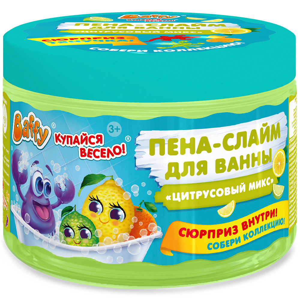 картинка Пена-слайм для ванны "Baffy"/D0153/Асс от магазина Одежда+