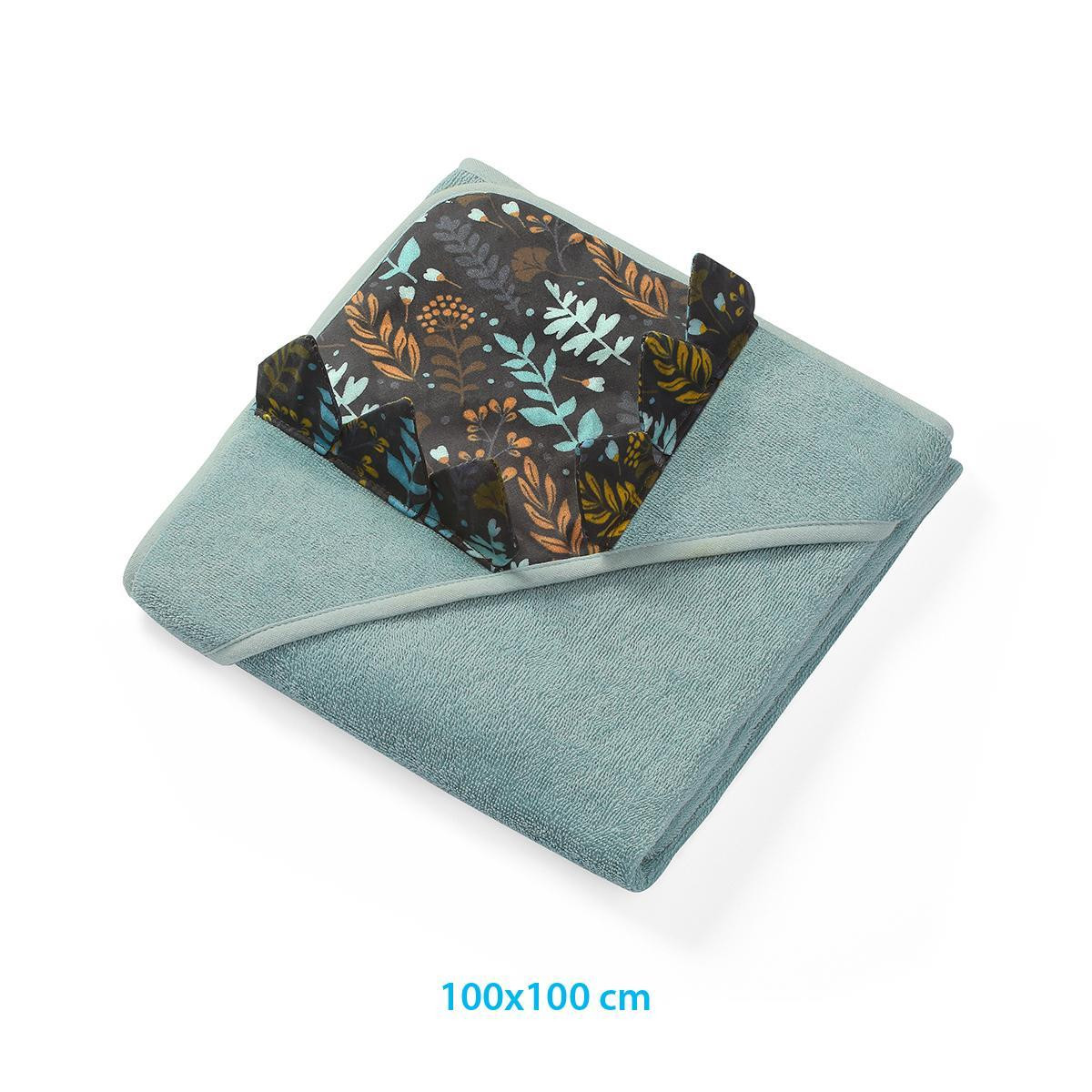 картинка Полотенце с капюшоном 100x100/BabyOno/938 от магазина Одежда+