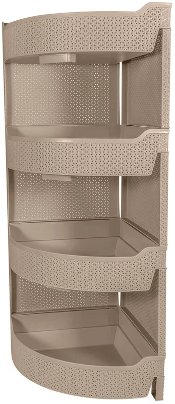 картинка Этажерка "Wenge" угловая 4 секции/2213081 от магазина Одежда+