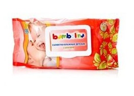 картинка Влажные салфетки Bambolina 120шт от магазина Одежда+