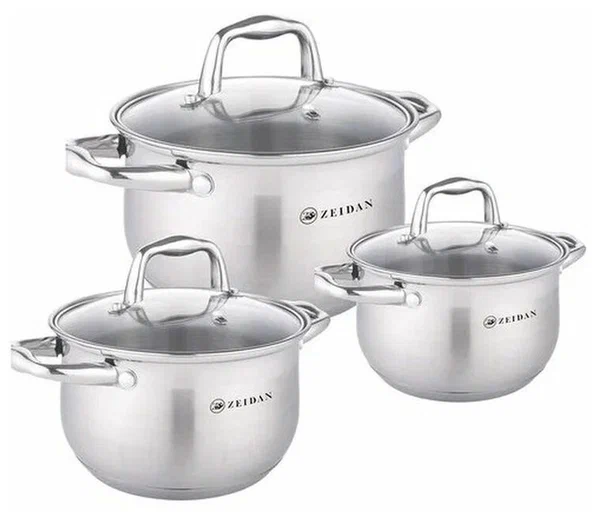 картинка Набор кастрюль 6 предметов/Z-50650 от магазина Одежда+