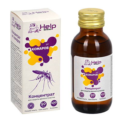 картинка  HELP Концентрат от комаров 100мл/80227/ЛГ от магазина Одежда+