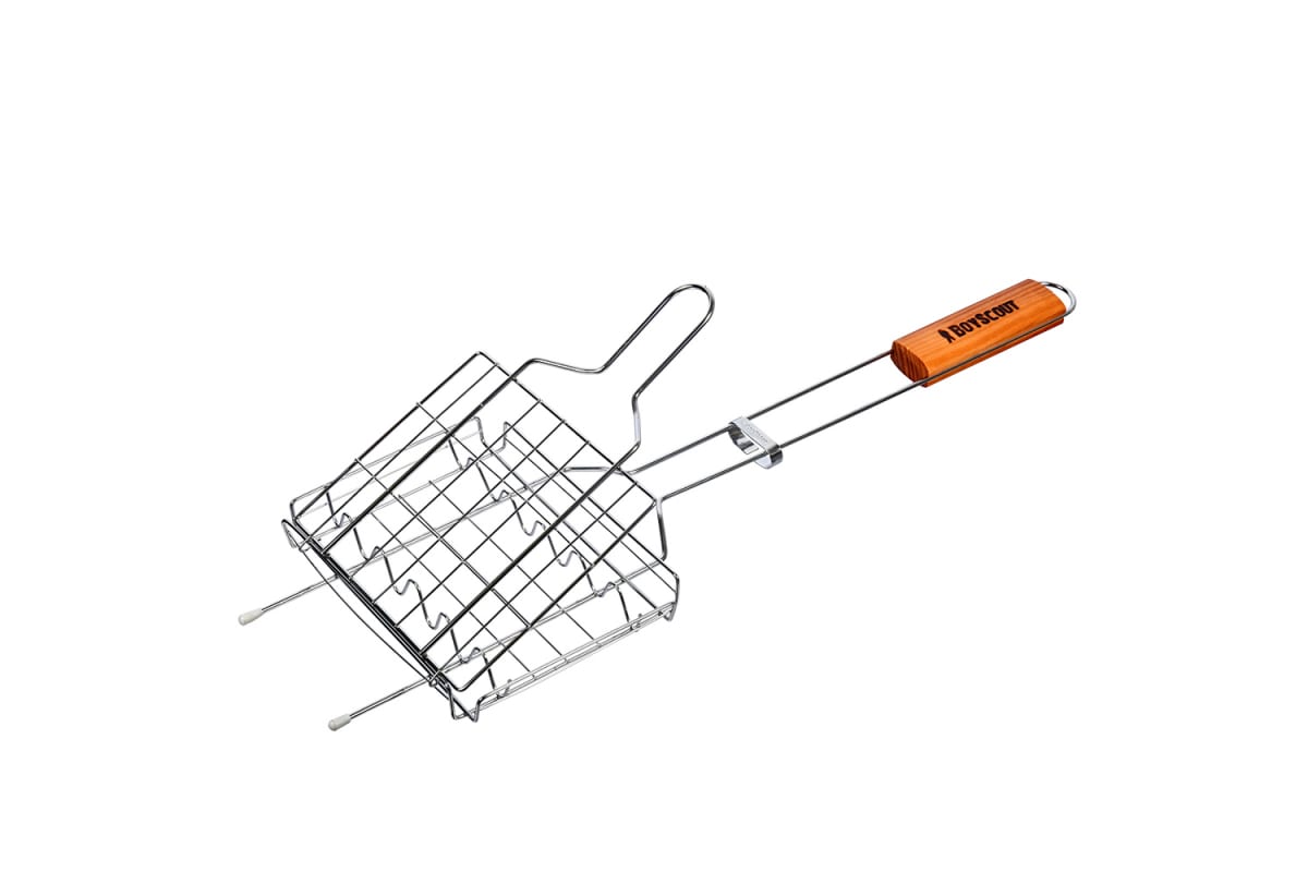 картинка BOYSCOUT Решетка-гриль для сосисок и колбасок 55*21*16*2,5 cм/61307/ЛГ от магазина Одежда+