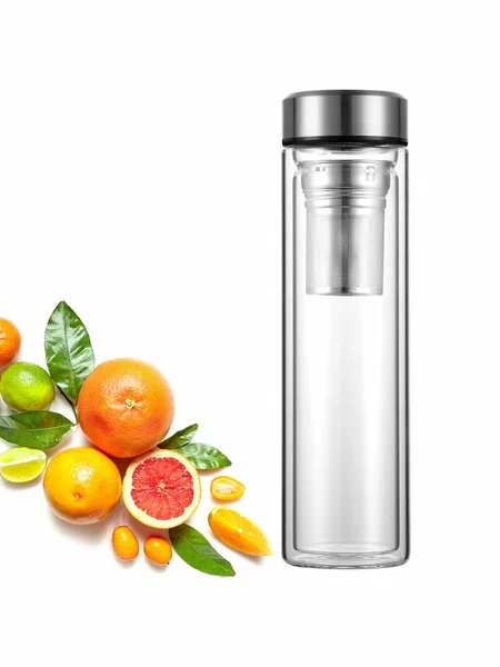 картинка Бутылка 450мл с заварником/9021 от магазина Одежда+