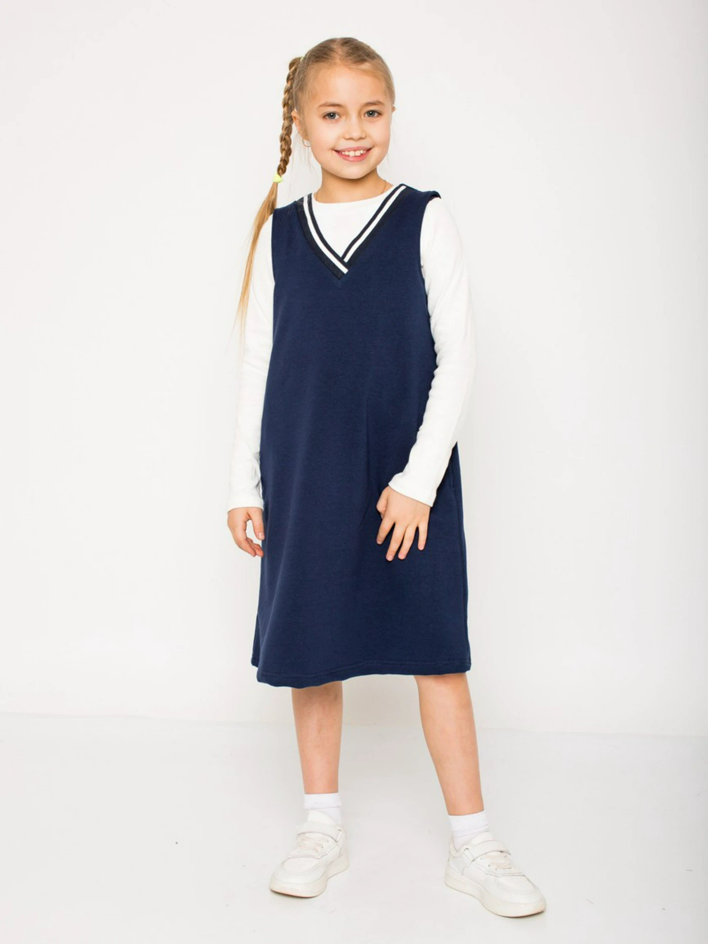 картинка Сарафан детский/подростковый "Школа"/ШК-С-09/1 от магазина Одежда+