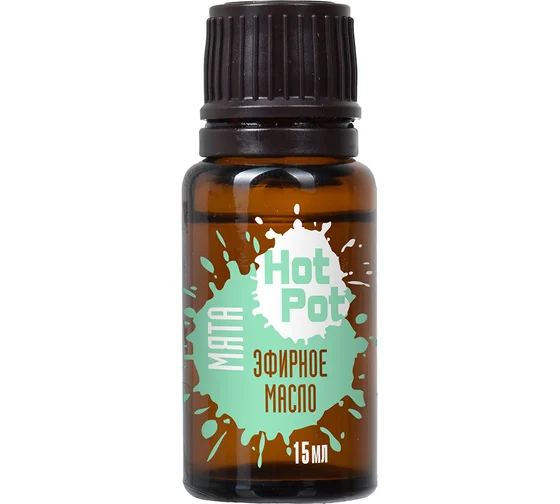 картинка Эфирное масло "Мята" 15 мл "Hot Pot"/32264/ЛГ от магазина Одежда+