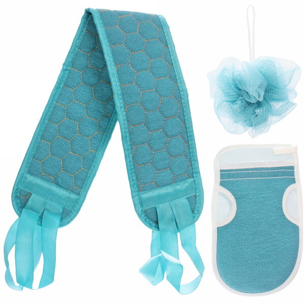 картинка Набор массажных мочалок 3шт "Уход за телом"/358-075 от магазина Одежда+