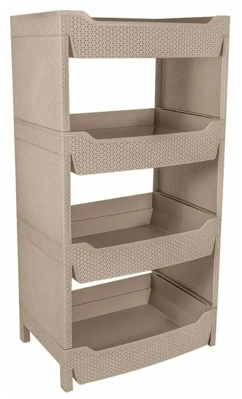 картинка Этажерка "Wenge" прямоугольная 4 секции/2213079 от магазина Одежда+