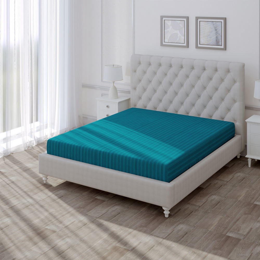 картинка Простыня "Verossa" Stripe/борт 30 см/резинка/НТ от магазина Одежда+