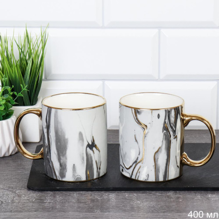 картинка Кружка 400 мл Мрамор/TX-11 от магазина Одежда+