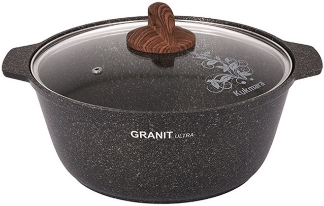 картинка Кастрюля-жаровня 4л "Granit ultra"/жго41а от магазина Одежда+